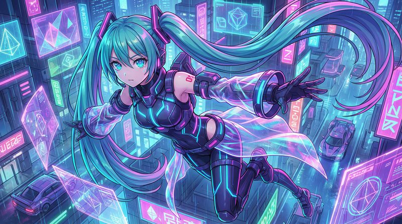 糖心动漫-赛博朋克少女觉醒